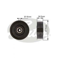 Gates DriveAlign Idler Pulley