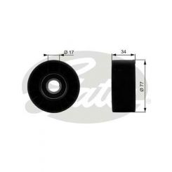 Gates DriveAlign Idler Pulley