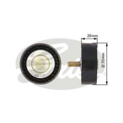 Gates DriveAlign Idler Pulley
