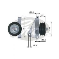 Gates DriveAlign Idler Pulley