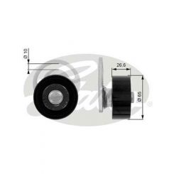 Gates DriveAlign Idler Pulley (36443)