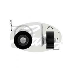 Gates DriveAlign Idler Pulley