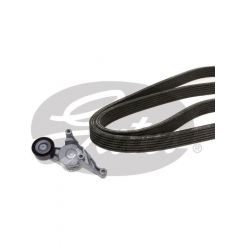 Gates Micro-V Ribbed Belt & Tensioner Kit (K016DPK1215)