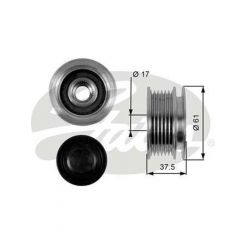 Gates Alternator Decoupler Pulley