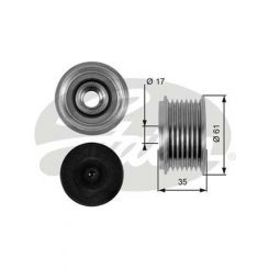 Gates Alternator Decoupler Pulley