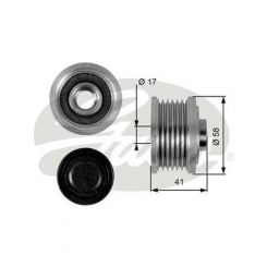 Gates Alternator Decoupler Pulley