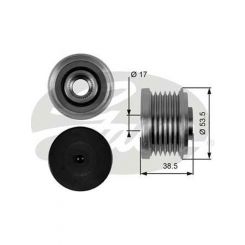 Gates Alternator Decoupler Pulley
