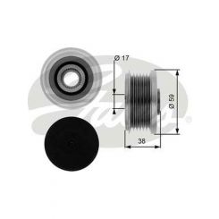Gates Alternator Decoupler Pulley