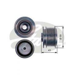 Gates Alternator Decoupler Pulley