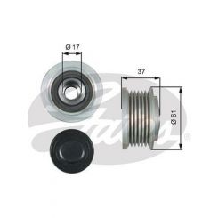 Gates Alternator Decoupler Pulley