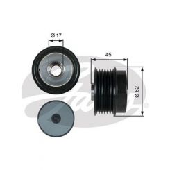 Gates Alternator Decoupler Pulley
