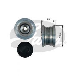 Gates Alternator Decoupler Pulley