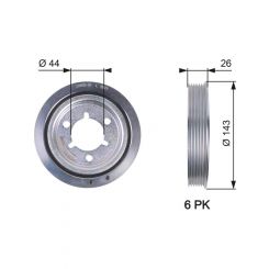 Gates Harmonic Balancer