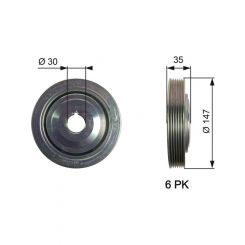 Gates Harmonic Balancer