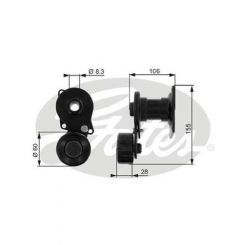 Gates DriveAlign Belt Tensioner