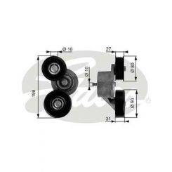 Gates DriveAlign Belt Tensioner