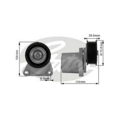 Gates DriveAlign Belt Tensioner