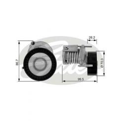 Gates DriveAlign Belt Tensioner