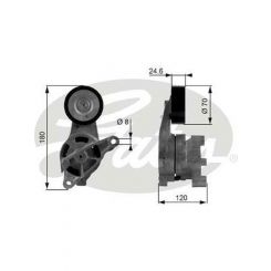 Gates DriveAlign Belt Tensioner