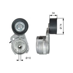 Gates Heavy Duty Belt Tensioner Assembly