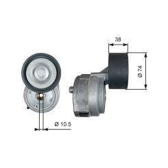 Gates Heavy Duty Belt Tensioner Assembly