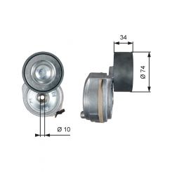 Gates Heavy Duty Belt Tensioner Assembly
