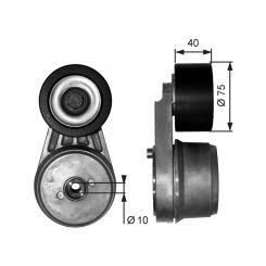 Gates Heavy Duty Belt Tensioner Assembly