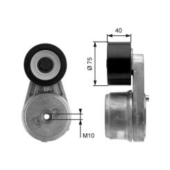 Gates Heavy Duty Belt Tensioner Assembly