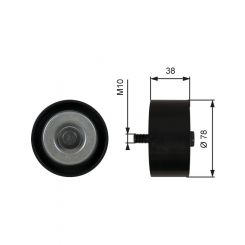 Gates Heavy Duty DriveAlign Idler Pulley