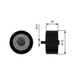 Gates Heavy Duty DriveAlign Idler Pulley