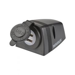 Narva Heavy-Duty Surface Mount Dual USB Socket