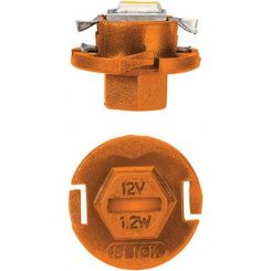 Narva 12V Bx8.4D Orange Base LED Dash Panel Globes