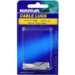 Narva 16mm2 10mm Stud Flared Entry Cable Lug Pack of 2