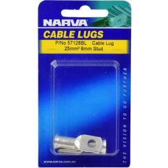 Narva 25mm2 6mm Stud Flared Entry Cable Lug Pack Of 2