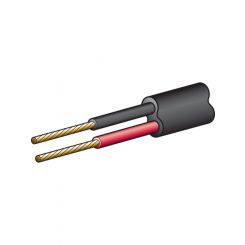 Narva 5A 2.5mm Twin Core Sheathed Cable 30M Red/Black (Black Sheath)