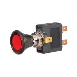 Narva Illuminated Off/On Push/Pull Switch With Red LED