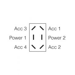 Narva Momentary On/Off/Momentary On Waterproof H-Duty Toggle Switch