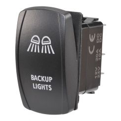 Narva 12/24V Off/On LED Sealed Rocker Switch w/Backup Lights Symbol