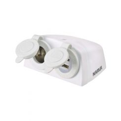 Narva Heavy-Duty Surface Mount Accessory/Dual Usb Sockets