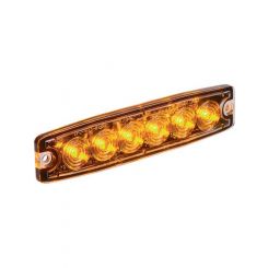 Narva High Powered Low Profile LED Warning Light Amber 6 x 1 Watt Leds