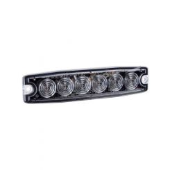 Narva High Powered Low Profile LED Warning Light Red 6 x 1 Watt Leds