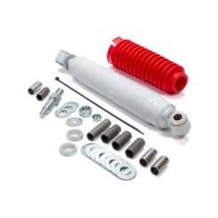 Rancho Steering Stabilizer, White, Includes Red Boot, Single, Each