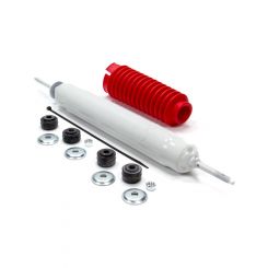 Rancho Steering Stabilizer, White, Includes Red Boot, Single, Each