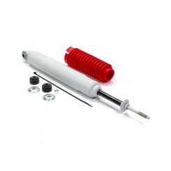 Rancho Steering Stabilizer, White, Includes Red Boot, Single, Each