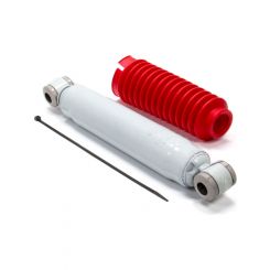Rancho Steering Stabilizer, White, Includes Red Boot, Single, Each