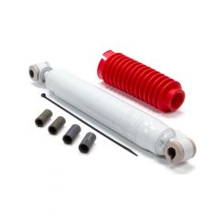 Rancho Steering Stabilizer, White, Includes Red Boot, Single, Each