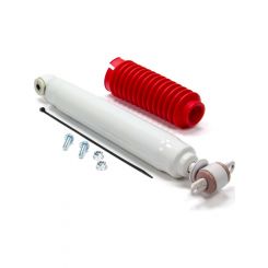Rancho Steering Stabilizer, White, Includes Red Boot, Single, Each