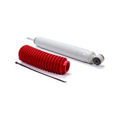 Rancho Steering Stabilizer, White, Includes Red Boot, Single, Each