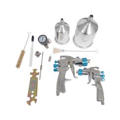 Devilbiss Paint Gun, Gravity Feed, 1.3Mm-1.8Mm Nozzles, Nickel Plated,