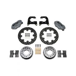 Wilwood Disc Brakes Rear Cross-Drilled Rotors 4-Piston Calipers F
